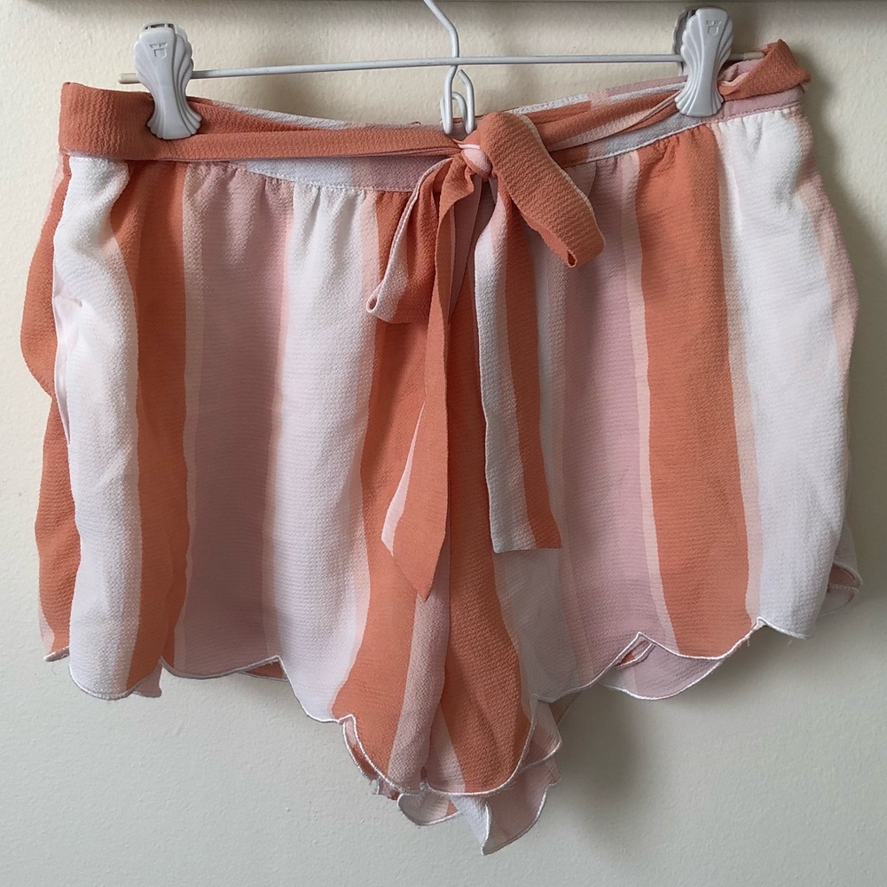 Scalloped shorts